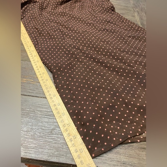 Lane Bryant Classy Brown Sleeveless Wide Leg Waist Tie With Belt Size 18 - Picture 8 of 12